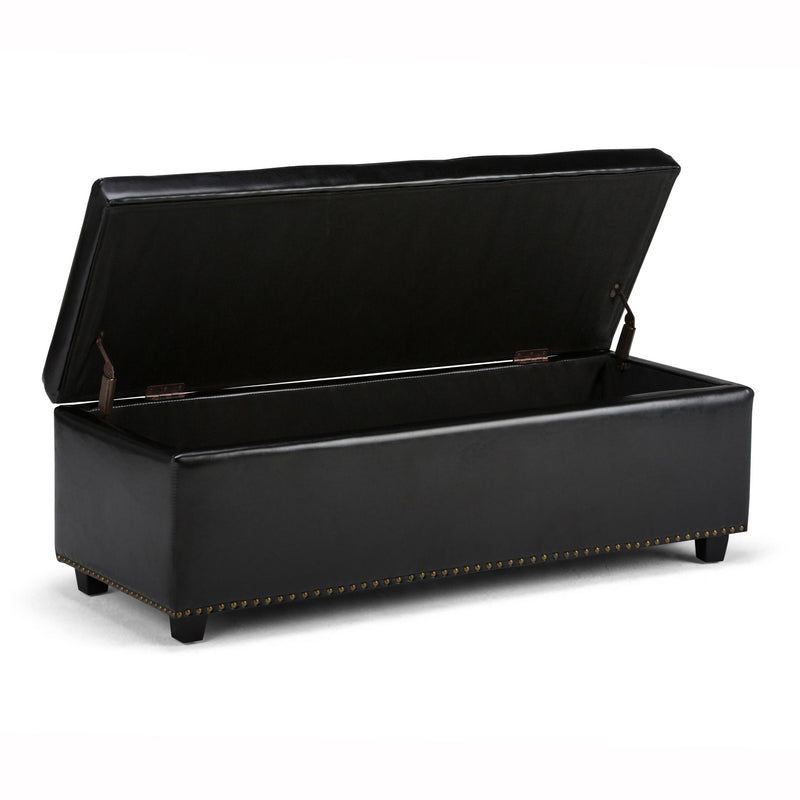 Hamilton - Upholstered Storage Ottoman - R&R Furniture Gallery (Fountain Valley, CA)