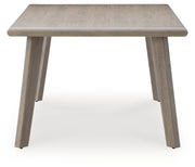 Cliff Trails - Rectangle Dining Table With Umbrella Option - Beige - R&R Furniture Gallery (Fountain Valley, CA)