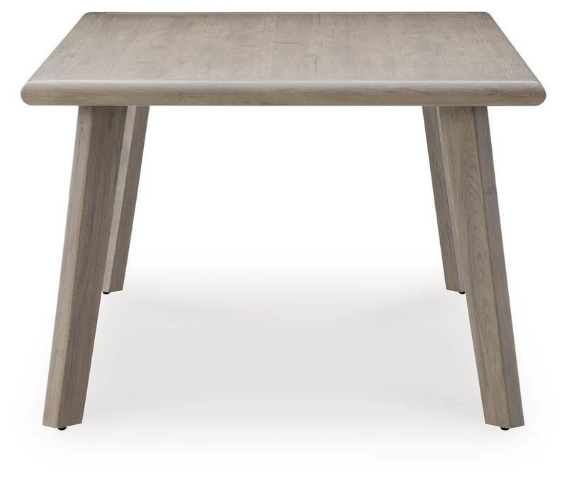 Cliff Trails - Rectangle Dining Table With Umbrella Option - Beige - R&R Furniture Gallery (Fountain Valley, CA)