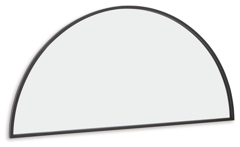 Denlow - Accent Mirror - Black - R&R Furniture Gallery (Fountain Valley, CA)