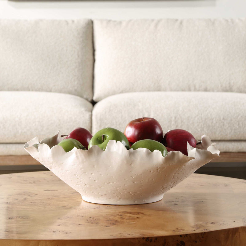 Blossom - Short Off-White Bowl