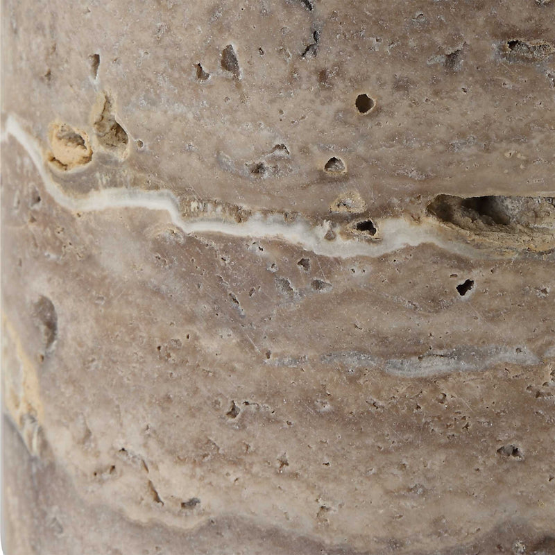 Cortado - Travertine Table Lamp