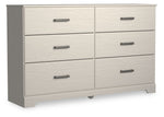 Stelsie - Six Drawer Dresser - White - R&R Furniture Gallery (Fountain Valley, CA)