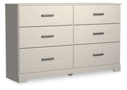 Stelsie - Six Drawer Dresser - White - R&R Furniture Gallery (Fountain Valley, CA)