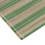 Set of four bamboo placemats from TOV Furniture's Jora collection, showcasing natural woven texture and round shape.