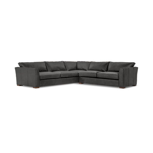 Classic Home Bryson 3-piece ElPaso sectional sofa in neutral fabric, showcasing a modern stationary sectional design.