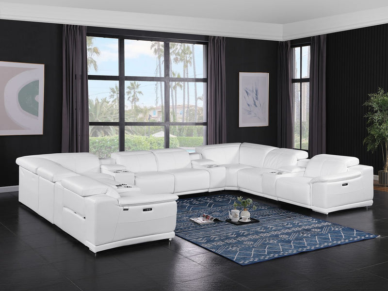 9762 - 12-Piece U-Shaped Sectional Sofa With 4 Power Recliners - R&R Furniture Gallery (Fountain Valley, CA)