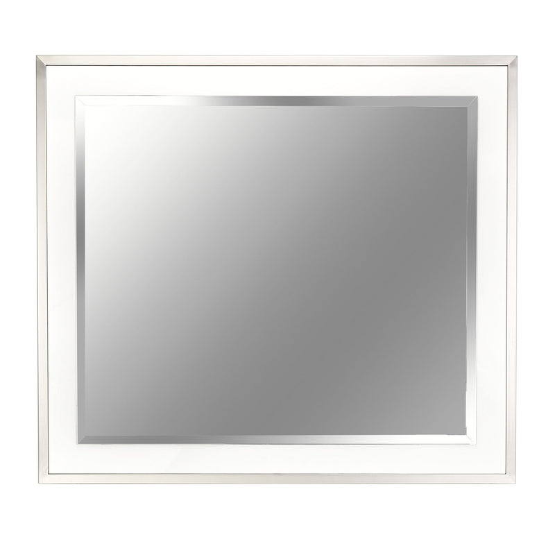 Marquee - Wall Mirror - Cloud White - R&R Furniture Gallery (Fountain Valley, CA)