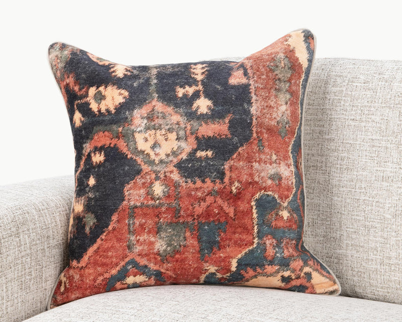 Novel Estate - 22" x 22" NV Fairmont Pillow - Multi - R&R Furniture Gallery (Fountain Valley, CA)