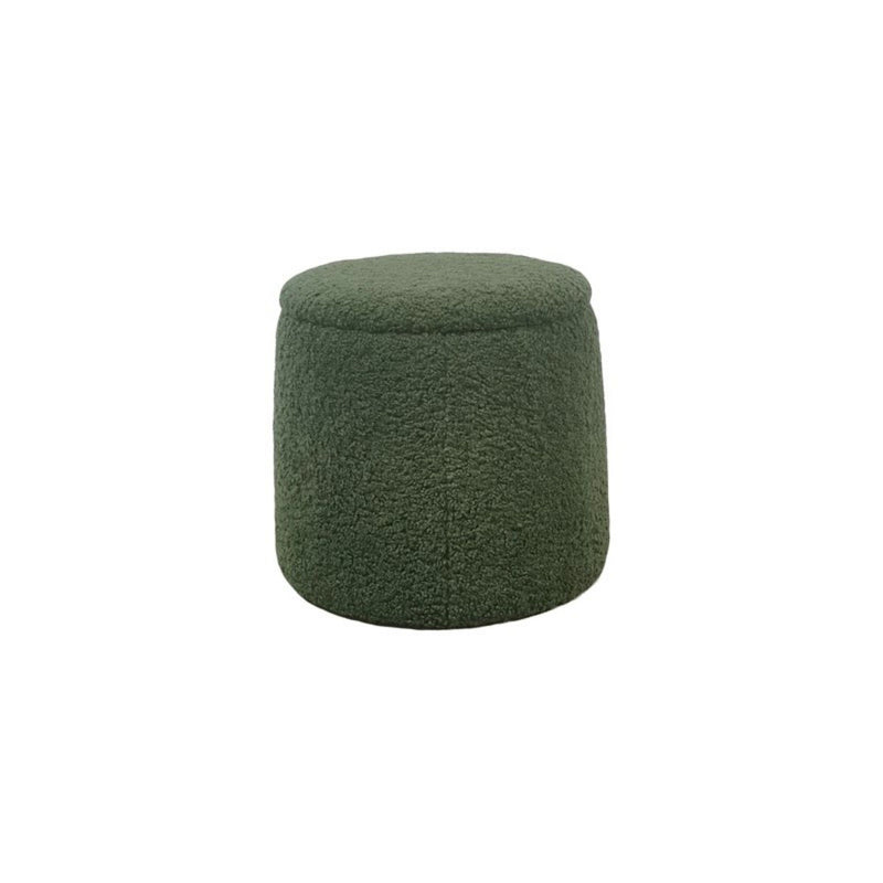 Elegant Round Storage Ottoman Upholstered - R&R Furniture Gallery (Fountain Valley, CA)