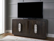 Elliston - Accent Cabinet - Espresso Brown - R&R Furniture Gallery (Fountain Valley, CA)