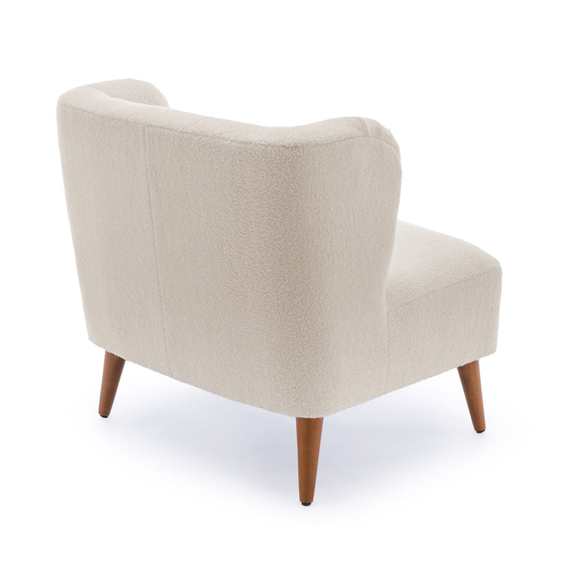 Veda - Accent Chair - White - R&R Furniture Gallery (Fountain Valley, CA)