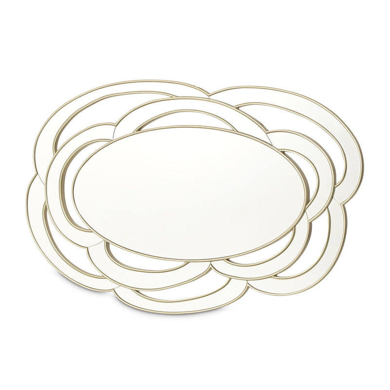 Camellia Field - Wall Mirror - Antique Gold - R&R Furniture Gallery (Fountain Valley, CA)