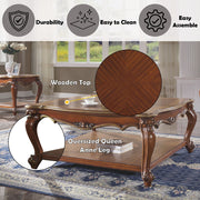 Picardy - Coffee Table - Honey Oak - R&R Furniture Gallery (Fountain Valley, CA)