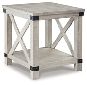 Carynhurst - Rectangular End Table - Whitewash - R&R Furniture Gallery (Fountain Valley, CA)