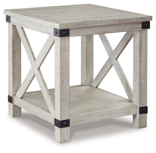 Carynhurst - Rectangular End Table - Whitewash - R&R Furniture Gallery (Fountain Valley, CA)
