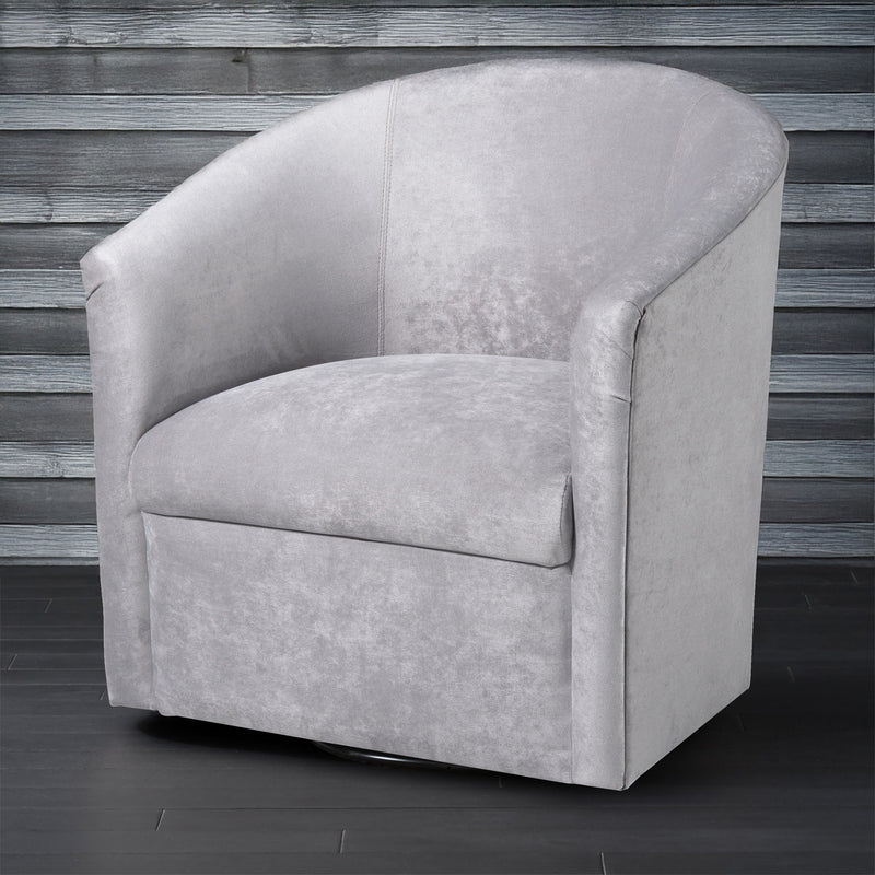 Eden - Swivel Chair With Upholstery And Hardwood Frame - R&R Furniture Gallery (Fountain Valley, CA)
