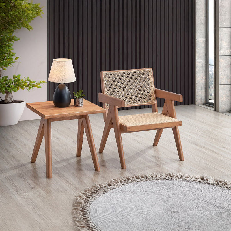 Velentina - Accent Table - Natural - R&R Furniture Gallery (Fountain Valley, CA)