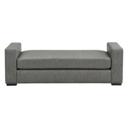 Ottoman With Unique Armrest Design For Living Spaces - R&R Furniture Gallery (Fountain Valley, CA)