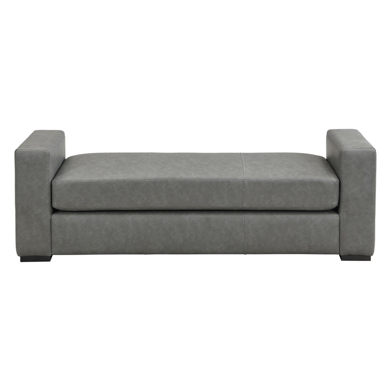 Ottoman With Unique Armrest Design For Living Spaces - R&R Furniture Gallery (Fountain Valley, CA)