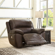 Dunleith - Zero Wall Recliner w/PWR HDRST - Chocolate - R&R Furniture Gallery (Fountain Valley, CA)