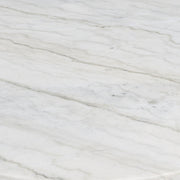 Zaidee - Coffee Table With Marble - Marble Top & Nickel - R&R Furniture Gallery (Fountain Valley, CA)