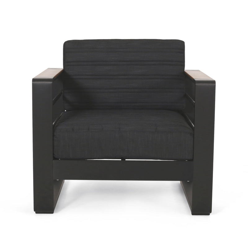 Giovanna - Club Chair Set With Aluminum Frame - R&R Furniture Gallery (Fountain Valley, CA)