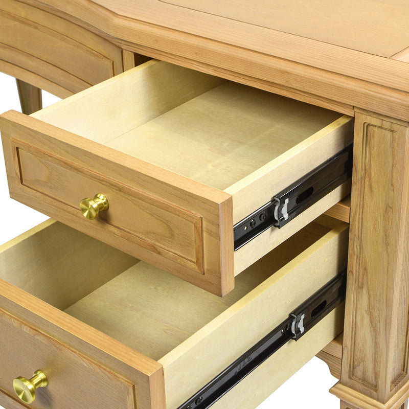 Dauphin - 5 Drawer Executive Desk - R&R Furniture Gallery (Fountain Valley, CA)