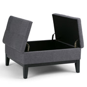 Dover - Multifunctional Lift Top Coffee Table Storage Ottoman - R&R Furniture Gallery (Fountain Valley, CA)