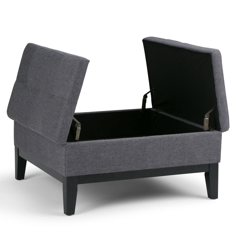 Dover - Multifunctional Lift Top Coffee Table Storage Ottoman - R&R Furniture Gallery (Fountain Valley, CA)