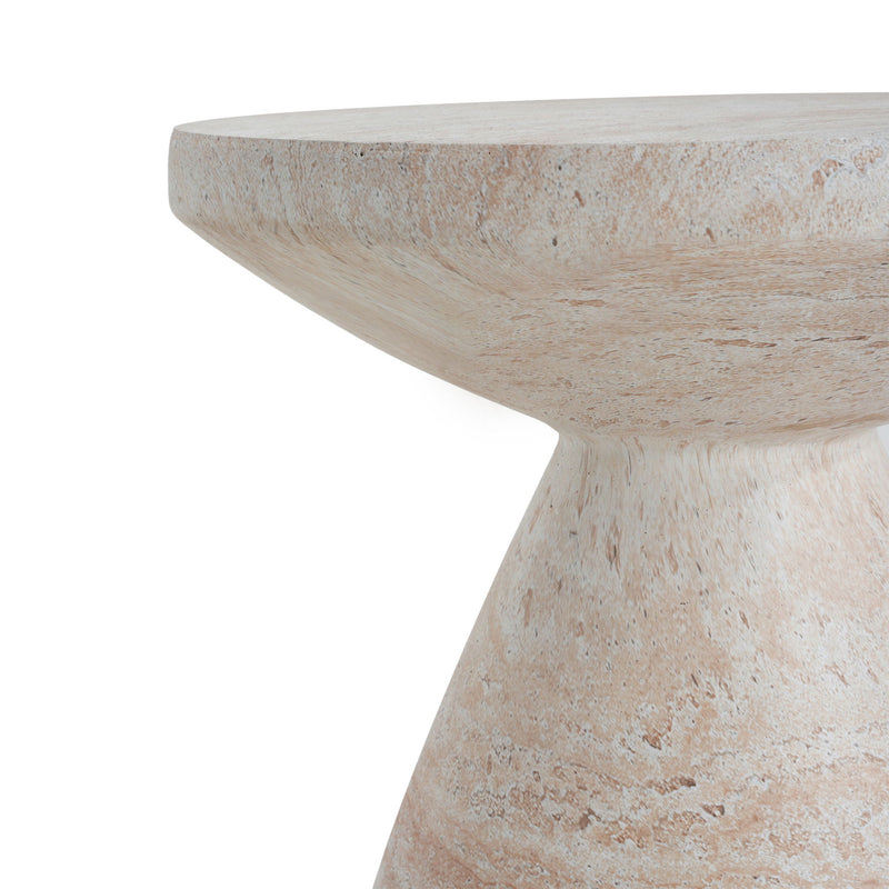Outdoor / Indoor Lightweight Concrete Side Table - R&R Furniture Gallery (Fountain Valley, CA)