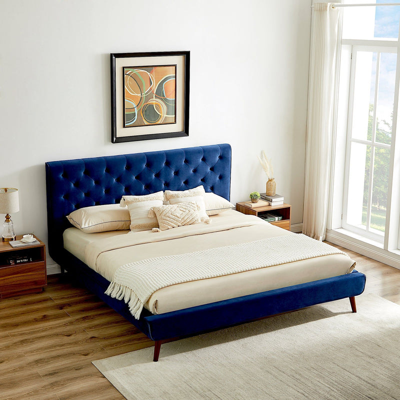 Dillon - Mid-Century Platform Bed - R&R Furniture Gallery (Fountain Valley, CA)