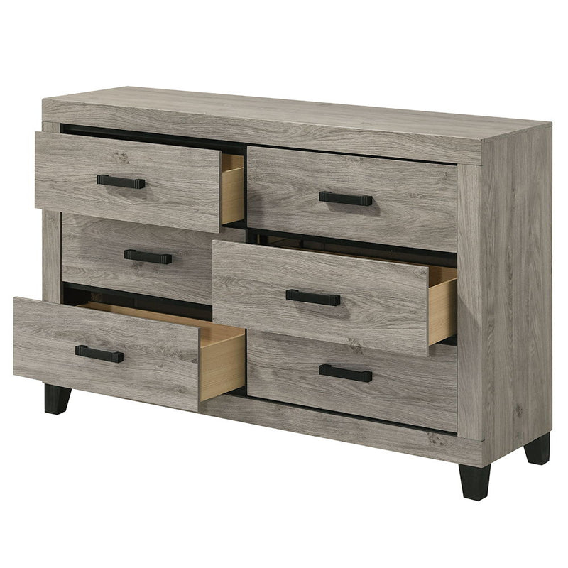 Mari - Dresser - Light Gray Finish - R&R Furniture Gallery (Fountain Valley, CA)