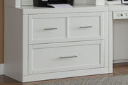 Catalina - Lateral File And Hutch - Cottage White - R&R Furniture Gallery (Fountain Valley, CA)