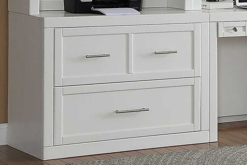 Catalina - Lateral File And Hutch - Cottage White - R&R Furniture Gallery (Fountain Valley, CA)