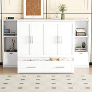 Murphy Bed With Shelves, Drawers And USB Ports - R&R Furniture Gallery (Fountain Valley, CA)
