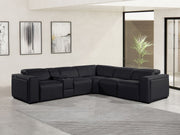 1224 - 6-Piece L-Shaped Sectional Sofa In With 3 Power Recliners & Power Headrests - R&R Furniture Gallery (Fountain Valley, CA)