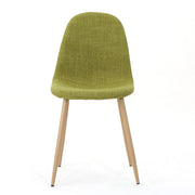 Modern Minimalist Fabric Dining Chair With Iron Legs - R&R Furniture Gallery (Fountain Valley, CA)