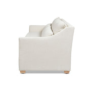 Ada - Flared Arm Contemporary Sofa With Lumbar Pillows - Flax White - R&R Furniture Gallery (Fountain Valley, CA)