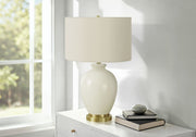 Transitional Lighting, Table Lamp - Cream - R&R Furniture Gallery (Fountain Valley, CA)