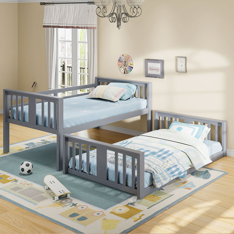Solid Construction Bunk Bed & Ladder - R&R Furniture Gallery (Fountain Valley, CA)