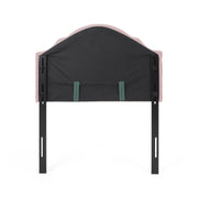 Flanner - Contemporary Fabric Upholstered Twin Headboard - Blush - R&R Furniture Gallery (Fountain Valley, CA)