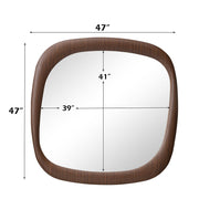 Dana - Accent Mirror - Dark Walnut - R&R Furniture Gallery (Fountain Valley, CA)