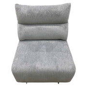 Fullar - Modular Power Motion Armless Recliner - Light Gary Chenille - R&R Furniture Gallery (Fountain Valley, CA)