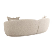 Marion - Textured Boucle Sectional - Two-Tone - R&R Furniture Gallery (Fountain Valley, CA)