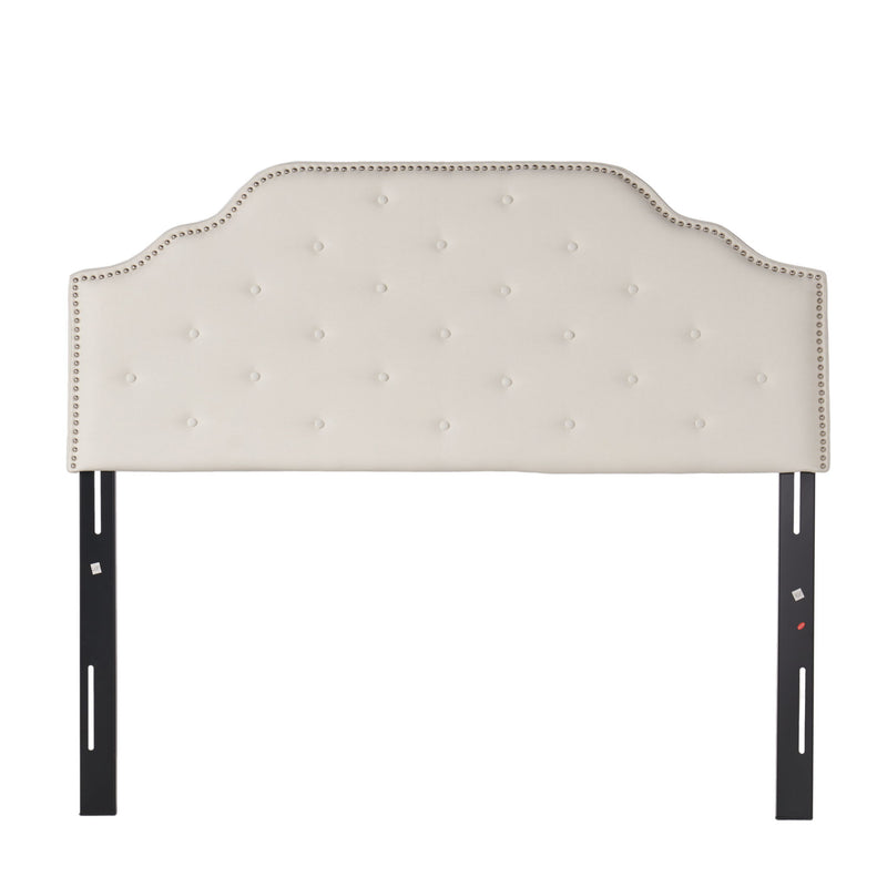 Charismatic - Size Headboard With Button Tufting And Nailhead Trim - R&R Furniture Gallery (Fountain Valley, CA)