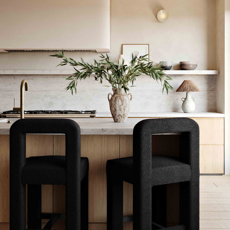 Hazel - Boucle Counter Stool - R&R Furniture Gallery (Fountain Valley, CA)