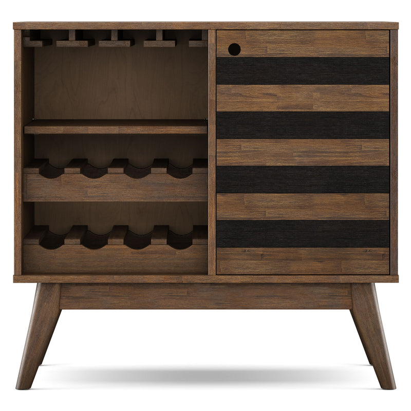 Clarkson - Wine Cabinet - Brown - R&R Furniture Gallery (Fountain Valley, CA)