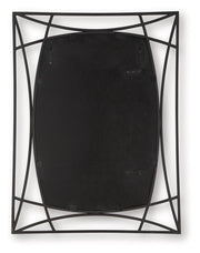 Freenville - Accent Mirror - Black - R&R Furniture Gallery (Fountain Valley, CA)