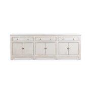 Classic Home Winford 3 Drawer 6 Door Cabinet buffet with wood finish, featuring ample storage and modern design.